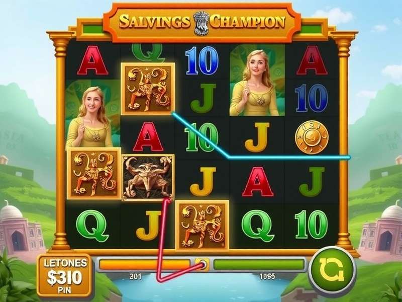Main gameplay screen of Savings Champion India Savings Champion India Game Screenshot
